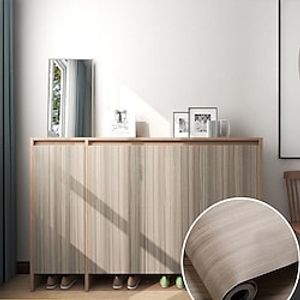 3M Self Adhesive Wood Grain Wallpaper Tables Wardrobes Doors Cabinets Old Furniture Renovation Pvc Decorative Film Thickened And Waterproof Lightinthebox