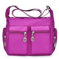 Multi-pockets Nylon Waterproof Crossbody Bag