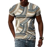 Men's Unisex T shirt Tee 3D Print Graphic Prints Crew Neck Street Daily Print Short Sleeve Tops Casual Vintage Big and Tall Sports White / Summer miniinthebox - thumbnail