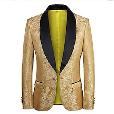 Retro Vintage 1980s Suits  Blazers Disco Men's Cosplay Costume Coat Lightinthebox