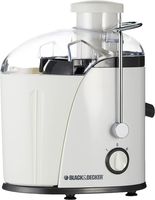 Black+Decker 400W Juicer Extractor With Wide Chute White JE400-B5