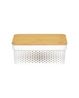 Homesmiths 10 Liter Infinity Storage Container with Bamboo Lid