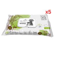 M-PETS Pet Cleaning Wipes 100% Bamboo 40pcs (Pack of 5)