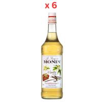 Monin Vanilla Syrup - 1 Ltr Pack Of 6