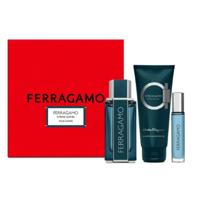 Salvatore Ferragamo Intense Leather 3Pcs (M) Edp 100Ml + Edp 10Ml + Sg 100Ml Set