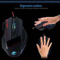 LITBest A907 Wired USB Gaming Mouse / Ergonomic Mouse Multi-colors Backlit 5500 dpi 5 Adjustable DPI Levels 7 pcs Keys miniinthebox - thumbnail