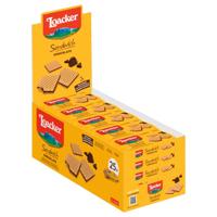Loacker Sandwich with Chocolate Crispy Wafers 25X25G