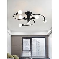 Ceiling Chandelier 70/83cm 6-Light/8-Light Bulb Not Included Metal Sputnik Chandelier Modern Nordic Style Living Room Bedroom 110-240V Lightinthebox