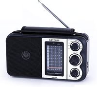 Krypton Rechargeable Radio, 3.7V - Black, (KNR5096)