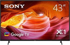 Sony 43 Inch TV 4K UHD High Dynamic Range Smart Google TV- KD-43X75K- UAE Version