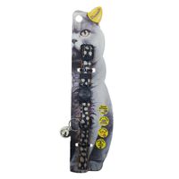 Swooosh The Polka Nylon Safe Cat Collar - Black