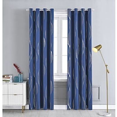 Blackout Curtain Hot Stamping ,1 Panel Grommet Thermal Insulated Room Darkening Curtains for Bedroom and Living Room Lightinthebox