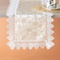 Lace Textured Table Runner - 180x40 cms