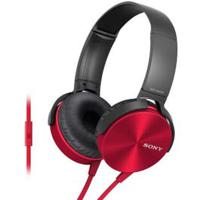 Sony Extra Bass (XB) MDRXB450AP Headphones, Red