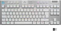 Logitech G915 TKL Tenkeyless Lightspeed Wireless RGB Mechanical Gaming Keyboard, White Logitech G915 TKL Tenkeyless Lightspeed Wireless RGB Mechanical Gaming Keyboard, White