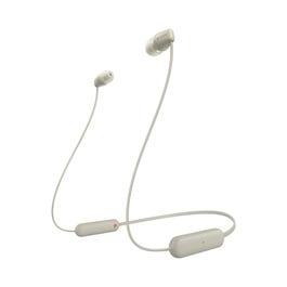 Sony Wireless in-Ear Bluetooth Headphones With Built-in Microphone, Small, Taupe (WIC100/C-R)