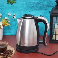 Olsenmark Electric Stainless Steel Kettle, 1.8 L, Silver - OMK2259