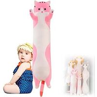 Long Cat Pillow Plush Toy Doll Birthday Gift Home Relax Decoration Lightinthebox - thumbnail