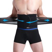 Adjustable Breathable Lumbar Support Waist Slimming Exercise Shaper Workout Gym Fitness Belt For Men