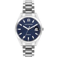 Lee Cooper Women's Analog Display Watch & Metal Strap, Silver - LC07827.390