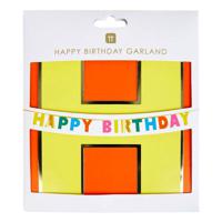 Talking Tables Rainbow Happy Birthday Garland 3M - thumbnail