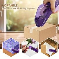 Eagle Automatic Tape Cutter, All-inclusive Handheld Tape Cutter, No Battery Required, Perfect For Christmas  Family Gift Packaging, with One Rolls Of Tape miniinthebox - thumbnail