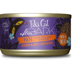 Tiki Cat After Dark Paté Wet Cat Food Venison - 3 Oz