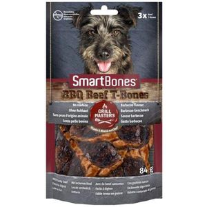 Smartbones Grill Masters T-Bone 3St Rawhide Free Chew Dog Treats