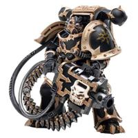 Joytoy Warhammer 40K Black Legion Havocs - Marine 04 1-18 Scale Action Figure