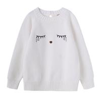 White Baby Girls Sweaters Knitwear