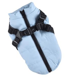 Hong Pet Chest Strap Cotton Coat - Blue