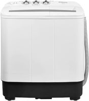 Super General Twin Tub Semi Automatic Washing Machine, White, 6 Kg - SGW60