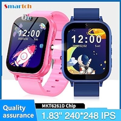 696 A18 Smart Watch 1.83 inch Kids Smartwatch Phone Bluetooth Pedometer Compatible with Android iOS Kid's with Camera Custom Watch Face IP 67 44mm Watch Case Lightinthebox