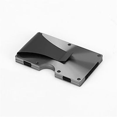 Rfid Metal Credit Card Holder Wallets Men Women Slim Thin Mini Bank Cardholder Case Slim Protect Aluminium Minimalist Wallet Lightinthebox