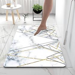 Marble Pattern Bathroom Bath Mats Creative Absorbent Bathroom Rug Diatomaceous Earth Non Slip Lightinthebox