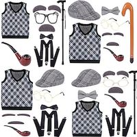 Old Man Outfits Costume Kid's Boys Cosplay Carnival Performance Halloween Carnival World Book Day 100 Days of School Easy Halloween Costumes Lightinthebox - thumbnail