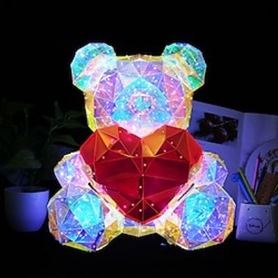 LED Bear Night Light for Girls, Nursery Decor, Bedside Lamps, Christmas Gifts, Table Decorations, Valentine's Day Gift Lightinthebox LED Bear Night Light for Girls, Nursery Decor, Bedside Lamps, Christmas Gifts, Table Decorations, Valentine's Day Gift Lightinthebox