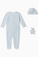 Striped Velour Coverall Gift Set Striped Velour Coverall Gift Set