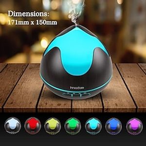 Cross-Border New Product 7 Color Wood Grain 300ml Ultrasonic Aromatherapy Humidifier Household Silent Essential Oil Diffuser Lightinthebox
