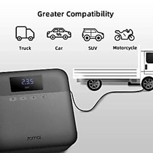 Youpin 70mai Car Tire Inflation Pump Portable Car Air Pump Mini Compressor Tire Inflator 70 Mai Electric Auto Tire Pump miniinthebox