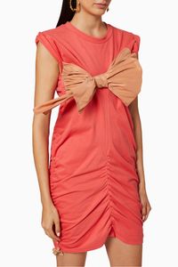 Maxi Bow Cotton Dress