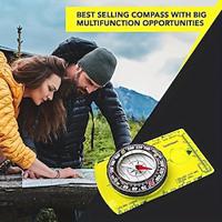 Premium Outdoor Multifunctional Compass with Map Scale and Survey Magnifying Glass - Navigate with Confidence on Your Next Adventure Lightinthebox