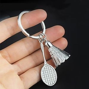 1pc Badminton Ornament Keychain, Table Tennis Racket Pendant, Creative Sports Gift Lightinthebox