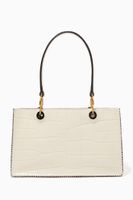 Gemma Tote Bag in Croc Embossed Leather - thumbnail