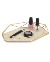 Umbra Prisma Jewelry Tray Matte Brass Umbra Prisma Jewelry Tray Matte Brass