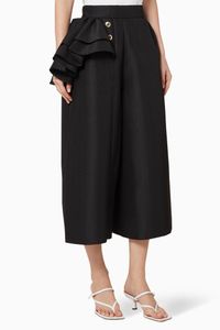 Textured Frill Culottes