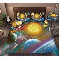 Colorful Tie Dye Duvet Cover Set Boho Hippie Bedding Set Rainbow Tie Dyed Comforter Cover Queen 3 Pieces for Kids Teens Adults 1 miniinthebox - thumbnail