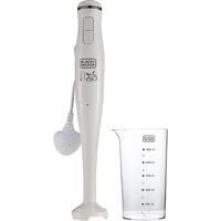 Black & Decker 300W 2 Speed Stick Hand Blender With Calibrated Beaker, White - Sb2500-B5