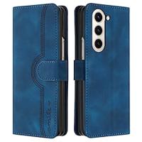 Phone Case For Samsung Galaxy Z Fold 5 Z Fold 4 Z Fold 3 Flip Cover Full Body Protective Card Slot Shockproof Retro PC PU Leather Lightinthebox