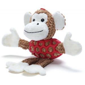 Pawsitiv Monkey With Rubber Net And Squeaky Large (35)